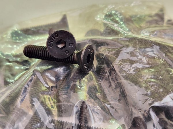 M5 x 25mm Black Hardened 16 x HadBB Deck - M5 x 25mm